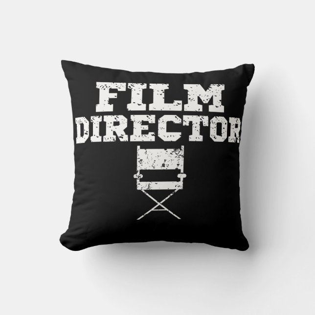 Almofada Film Director Movie Crew Chair Apparel Birthday (Frente)