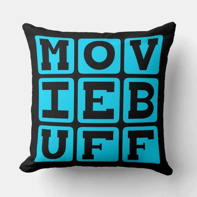 Almofada Filme Buff, Conhecedor de Trivia (Frente)