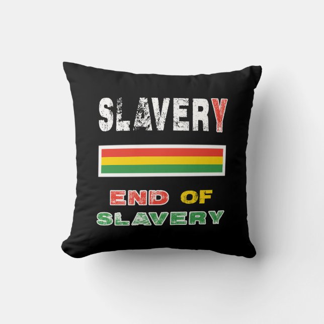 Almofada Fim da escravidão (Frente)