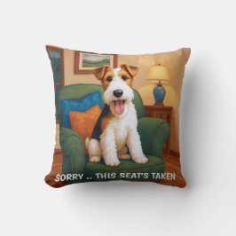 Almofada Fio Fox Terrier - Este assento foi tirado