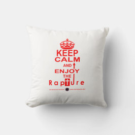 Almofada Fique calmo e desfrute do êxtase
