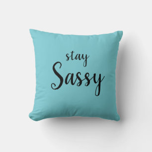 Almofada Fique com o Travesseiro decorativo Sassy