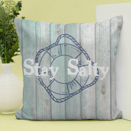 Almofada Fique com Salty Beach Life