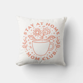 Almofada Fique em casa, fã do clube SAHM