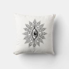 Almofada Fique estranho Travesseiro decorativo