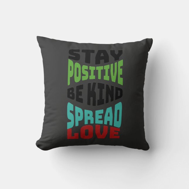 Almofada Fique Positivo (Frente)