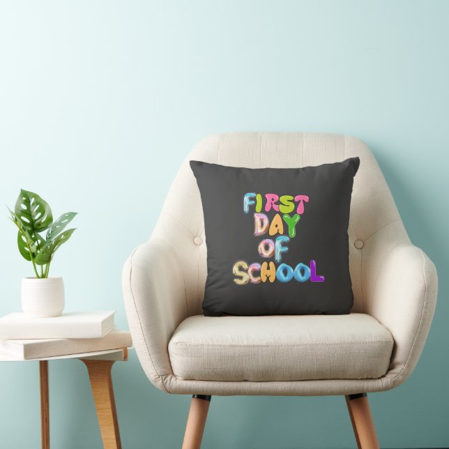 ALMOFADA FIRST DAY OF SCHOOL, BACK TO SCHOOL GIFTS (Cadeira)