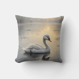 Almofada First Light Kin Swan Throw Pillow
