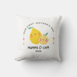 Almofada First Mother’s Day 2026 Cute Lemon Mom & Baby 