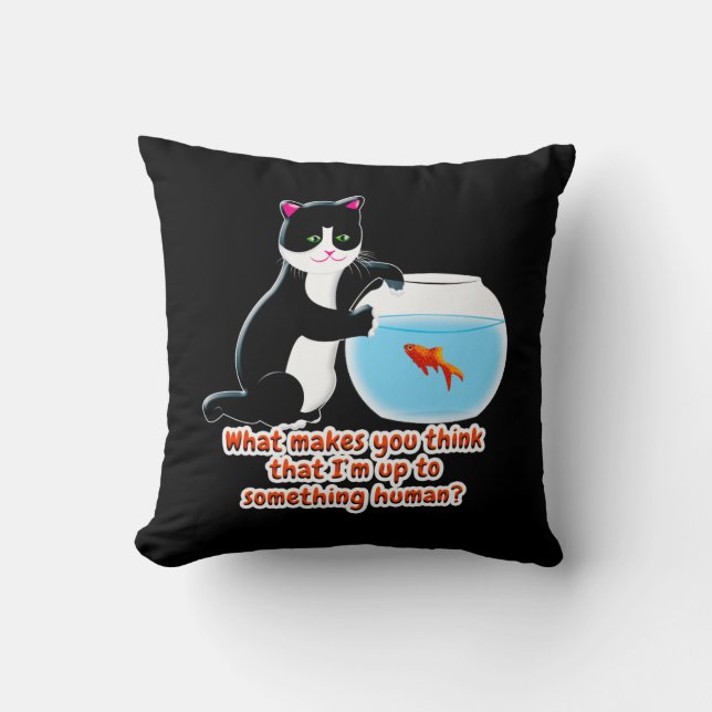 Almofada Fishbowl Cat (Frente)