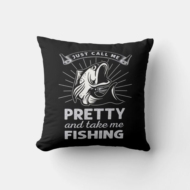 Almofada Fisher Gift Me Chame De Pesca Bonito (Frente)