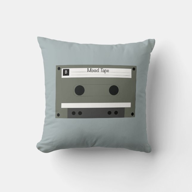 Almofada Fita cassete, mixtape (Frente)