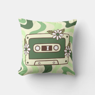 Almofada Fita Cassete Retroativa com Flores