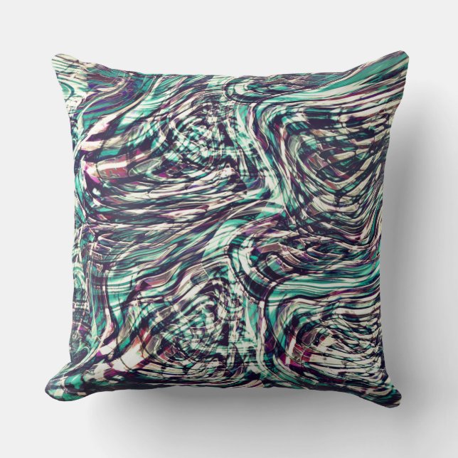 Almofada Fitas ou loops retorcidos que falham ao passar (Frente)