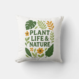 Almofada Fitossanidade e Natureza - Design botânico