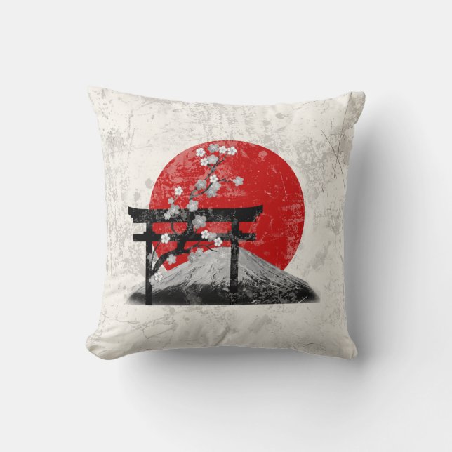Almofada Flag e Symbols of Japan ID153 (Frente)