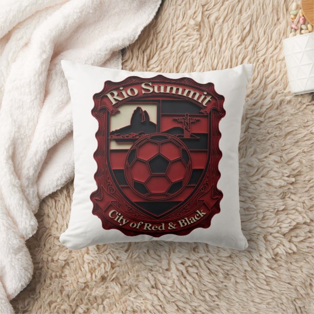 Almofada Flamengo Mengão Summit,Passionate Soccer City Gift (Cobertor)