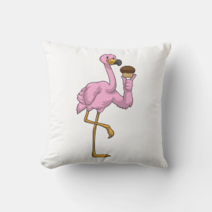 Almofada Flamingo com Muffin