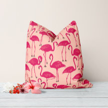 Flamingo Desenhado à Mão Retro | Padrão Tropical R
