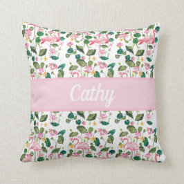 Almofada Flamingo Personnalisable