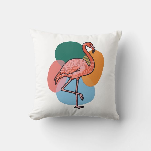 Almofada Flamingo Pop (Frente)