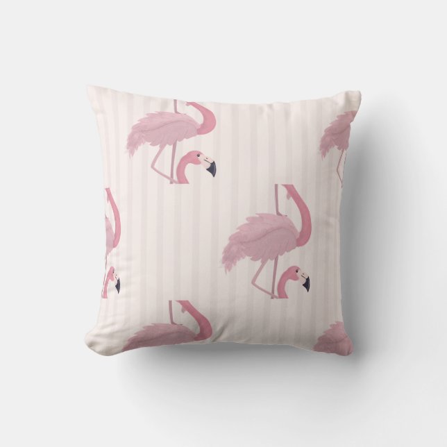Almofada Flamingo Rosa-doce (Frente)