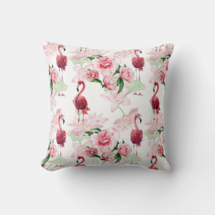 Almofada Flamingo Rosa: Elegância do padrão sem costura