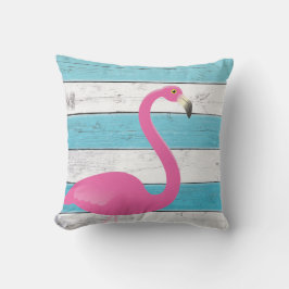 Almofada Flamingo Turquoise e Travesseiro exterior branco