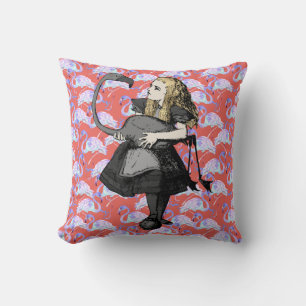 Almofada Flamingos cor-de-rosa Vintage Travesseiro decorati
