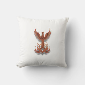 Almofada Flat Phoenix Illustration with Soft Shadows and Bo