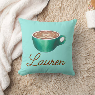 Almofada Flat White Latte Cappucccino Café Compro House Caf