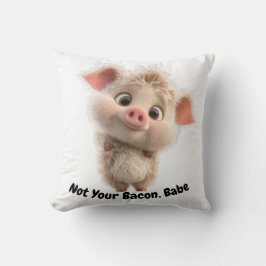 Almofada Flauffy Piglet com Olhos Grandes - Seja gentil, vá