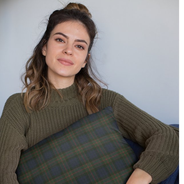 Almofada Fletcher de Dunans Modern Original do Tartan Escoc (Criador carregado)