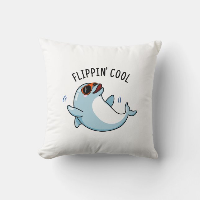 Almofada Flippin Legal Dolphin Pun (Frente)