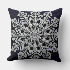 Almofada floco de neve 3d