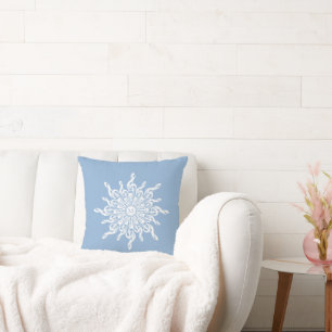 Almofada Floco de neve G-Clef (Monograma Ornamental) de Inv