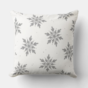 Almofada Floco de neve/Travesseiro de ornamento Dourado