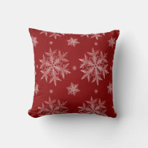 Flocos de Neve Vermelho Natal Feriado