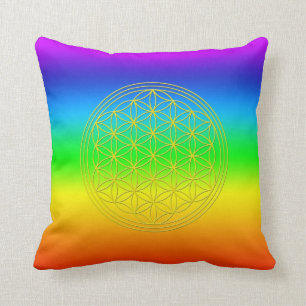 Almofada Flor a vida Chakra 2