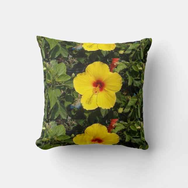 Almofada Flor Amarelo Brilhante (Frente)