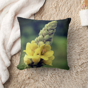 Almofada Flor Amarelo Selvagem Mullein