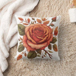 Almofada flor Aquarela