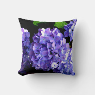 Almofada Flor azul roxa-brava-brava