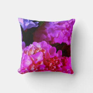 Almofada Flor cor-de-rosa brilhante Elegante Fuchsia Pink H