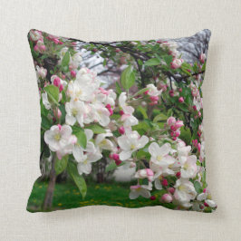 Almofada Flor da árvore de maçã do primavera de Europa
