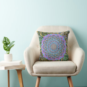 Almofada Flor Da Vida - Estilo De Mandala Índia 2
