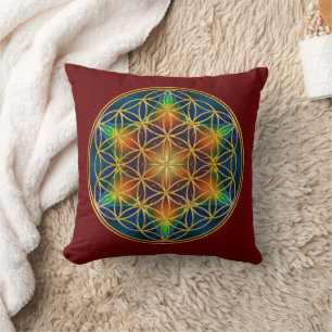 Almofada FLOR DA VIDA - Flor de Fractal 1