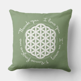 Almofada Flor da Vida Ho'oponopono