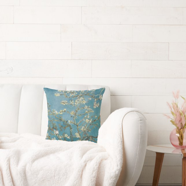 Almofada Flor de amêndoa de Vincent van Gogh (1890) (Sofá)