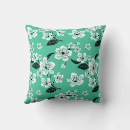 ALMOFADA FLOR DE CEREJEIRA - SAKURA (MINT)